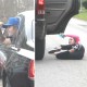 Poor Thing! A Fan Falls Out of Car While Chasing Justin Bieber! PICS